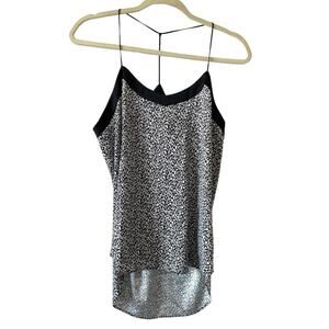 NWT Express Black White Sleeveless Blouse Size Small